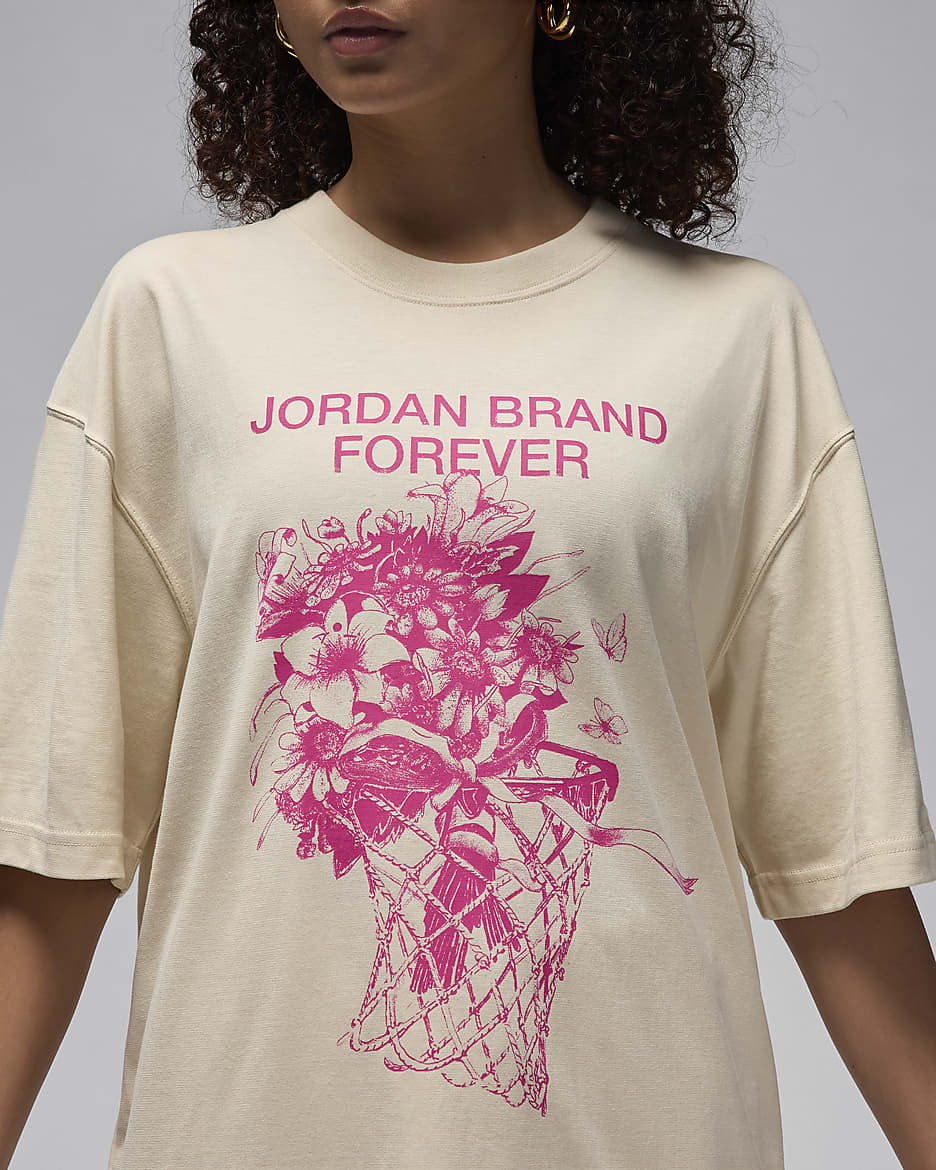 Jordan oversized T shirt met graphic voor dames